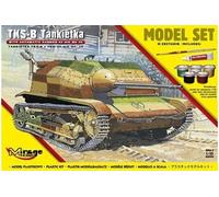 Tankette Tks-b(w/automatic Cannon 20mm Mk.38) (model Set)- 1:35e -