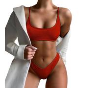 Tankini Femme 2 Pieces Haut Tankini Femme Maillot Deux Pieces Push Up Culotte Haute Maillot de Bain Femme Culotte Maillot de Bain Taille Haute Tankini Shorty Femme