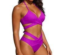 Tankini Grande Taille avec Armatures Haute Noir Maternité Up Paillette 85f 85d Maxi Quand Festonné Semi Acheter Français Mauve Bikinis Princesse Grands Rapide Rabais
