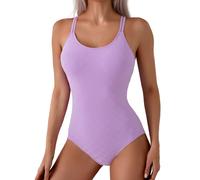 Tankini Maillot De Bain Femme Maillot De Bain 1 Pièce avec Armature Modest Swimwear Sport Natation Grande Taille Manche Longue Short Ultra Gainant Ventre Plat Robe Bandoulière Trikini String Sexy XL