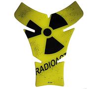 Tankpad 3D 500245 Radio Active Jaune - universel de protection de réservoir pour moto de Réservoirs