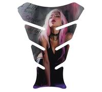 Tankpad Autocollant de protection de peinture 3D Tequila Harley Fun avec inscription hot woman rose gris X509951VA