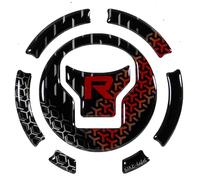 Tankpad autocollant pour couvercle de réservoir compatible avec Honda CB125R Rouge X600069VA