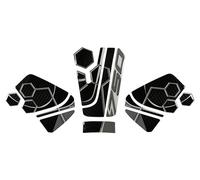 Tankpad Lot de protège-réservoir latéral en nid d'abeille compatible avec Honda CB750 Hornet Gris X850068VA