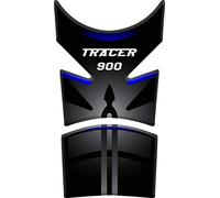 Tankpad Protège-réservoir adhésif en résine effet 3D compatible avec Yamaha Tracer 900 (Bleu)