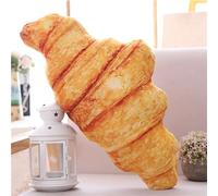 TANNEL Simulation Beurre Pain en Peluche Viande Soie Sésame Oreillers Réaliste Alimentaire Croissant Donuts Collation Oreiller Dossier Coussin