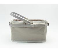 Tanner kleine Kaufmann Deko 5002.8 Panier de transport Pure Sand (dimensions 28 x 17 x 15,5 cm, matériau : tissu côtelé) Beige