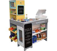 Magasin en bois supermarket avec 40 accessoires G