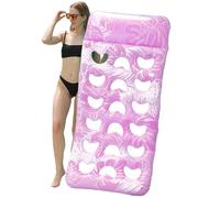 Tanning Pool Lounger - Floating With Tidinest | Élégants Radeaux De Conception De Feuilles Étanches Pour La Piscine, Plage, Parc D'attractions, Voyages, Fête D'arrière-cour Amusante, Salon Robuste Adu