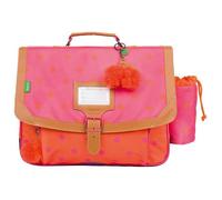 Tann's Cartable scolaire Les Fantaisies Sidonie 2 compartiments 38 cm Rose et Orange
