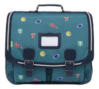 Cartable - TANN'S - Dan - Compatible cahiers 24 x 32 cm - Matière recyclée - 41 x 33 x 17 cm
