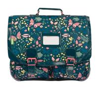 Tann's - Cartable 41cm Romane vert - Imprimé forêt féérique - Cartable scolaire fille 2 soufflets - CE2 CM1 CM2