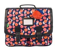 Tann's - Cartable 41cm Sofia Rose - Imprimé Fruits et Pompon Pomme - Cartable Scolaire Fille 2 Soufflets - CE2 CM1 CM2