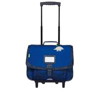 Tann's - Cartable à roulettes 38cm ""Basile"" bleu - 13907