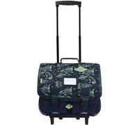 Tann's - Cartable à roulettes 41cm Ilyès - Imprimé Espace et fusées - Cartable Trolley garçon 2 Soufflets - CE2 CM1 CM2