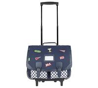 Tann's Cartable à roulettes Les Fantaisies Mathéo 41cm 2 compartiments bleu