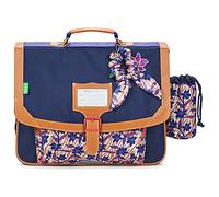 Tann's Cartable pour filles Maïna 38 cm – poche pour gourde – Marine Unique