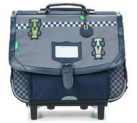Tann's Cartable trolley Romain 38 x 37 x 20 cm Matière recyclée (bouteilles) Gris