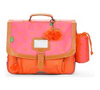 Tann's Cartable scolaire Les Fantaisies Sidonie 2 compartiments 38 cm Rose et Orange