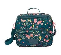 Tann's - Sac Repas Isotherme Romane Vert - Imprimé forêt féérique - Lunch Box goûter avec bandoulière - Toutes Classes