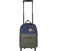 Tann's Sac trolley Esteban bicolore L - 2 compartiments 6-73144 Bleu/Kaki