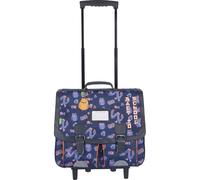 Cartable trolley - TANN'S - Adam - 41 cm - Bleu - Matière recy