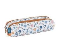 TANN'S - Trousse double "Candice" bleu - 23 x 6 x 9 cm - Coloris Bleu Bleu G