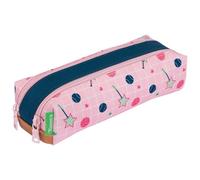 Tann's Trousse double Les Fantaisies Caroline – Rose – 23 x 6 x 9 cm