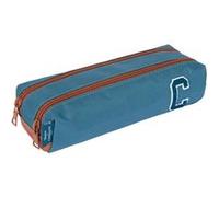 Tann's - Trousse double "Côme" bleu - 23 x 6 x 9 cm - Bleu Bleu G