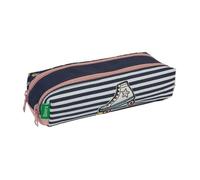 Tann's - Trousse double ""Léa"" marine - 10652