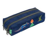 Tann's - Trousse double "Marius" bleu - 23 x 6 x 9 cm - Bleu Bleu