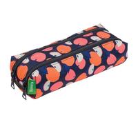 Tann's - Trousse Double Sofia Rose - Imprimé Pommes d'amour et Pompon - Fourre-Tout Scolaire Fille 2 Compartiments - Toutes Classes