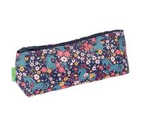 Tann's - Trousse Triangle Alba Marine - Imprimé Fleuri et Licornes - Fourre-Tout Scolaire Fille Simple - Toutes Classes