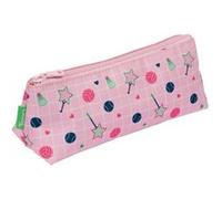 Tann's - Trousse triangle "Caroline" rose - 21 x 9 x 7 cm - Rose Rose