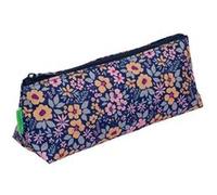 Tann's - Trousse triangle "Elena" bleu - 21 x 9 x 7 cm - Bleu Bleu