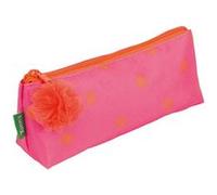 Tann's - Trousse triangle "Sidonie" rose - 21 x 9 x 7 cm - Rose Rose