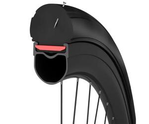 Tannus Pneu Rigide De Route New Slick Airless 700 X 25 Regular