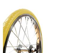 Tannus Mini Velo Regular Tubeless 16´´ X 1.25 Rigid Urban Tyre Jaune 16´´ x 1.25 Yellow