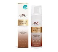 TanOrganic: Mousse autobronzante, Ingrédients Naturels, Ingrédients Organiques Certifiés, Approuvé par les Dermatologues - 120ml