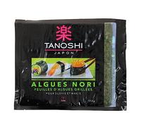 TANOSHI - Algues Nori Savoureuses et Croquantes, Sachet 18G - Lot De 3