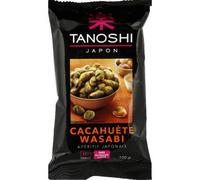 Tanoshi Cacahuètes wasabi, apéritif Japonais - Le sachet de 100g
