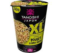 Tanoshi - Cup Nouilles Japonaises Instantanées - Saveur Poulet Goma Shoyu - Cup Xl - 100 g - pour 1 Personne