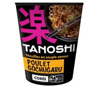 TANOSHI - Cup Poulet Gochugaru - Nouilles Instantanées Coréennes - 65 g