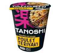 TANOSHI - Cup Poulet Teriyaki - Nouilles Instantanées Japonaises - 65 g
