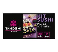 TANOSHI - Kit Sushi - Kit Complet pour Réaliser 24 à 30 Sushis - Facile et Rapide - 289 g - Lot de 6
