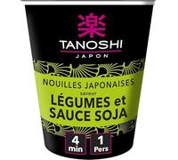 TANOSHI - Nouilles Cup Légumes Kinpira 65G - Lot De 4