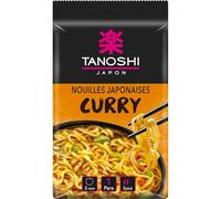 TANOSHI - Nouilles de Blé au Curry Savoureuses, Paquet 85g - Lot de 4