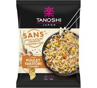 TANOSHI - Nouilles Instant Sans C Poulet 73G - le Lot De 4