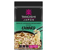TANOSHI - Nouilles Instantanées Japonaises au Blé et Canard - Prêtes en 3 Minutes - Recette Traditionnelle - Sans Huile de Palme, Sans Colorant - 85 g
