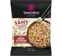 TANOSHI NOUILLES JAPONAISES SAVEUR BOEUF GYUDON ET OIGNONS GRILLÉS 73G - TANOSHI - LOT DE 5 - Offre Special